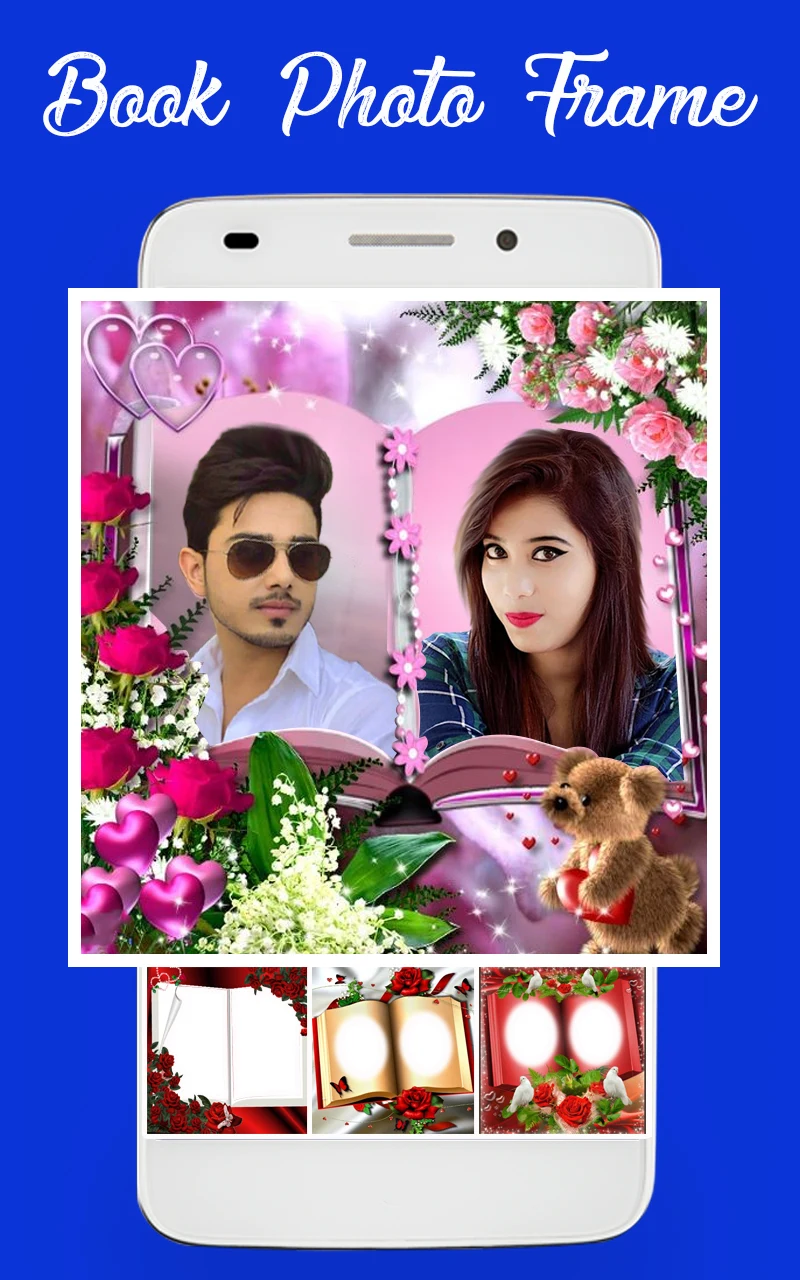 Photo book editor dual frames screenshot