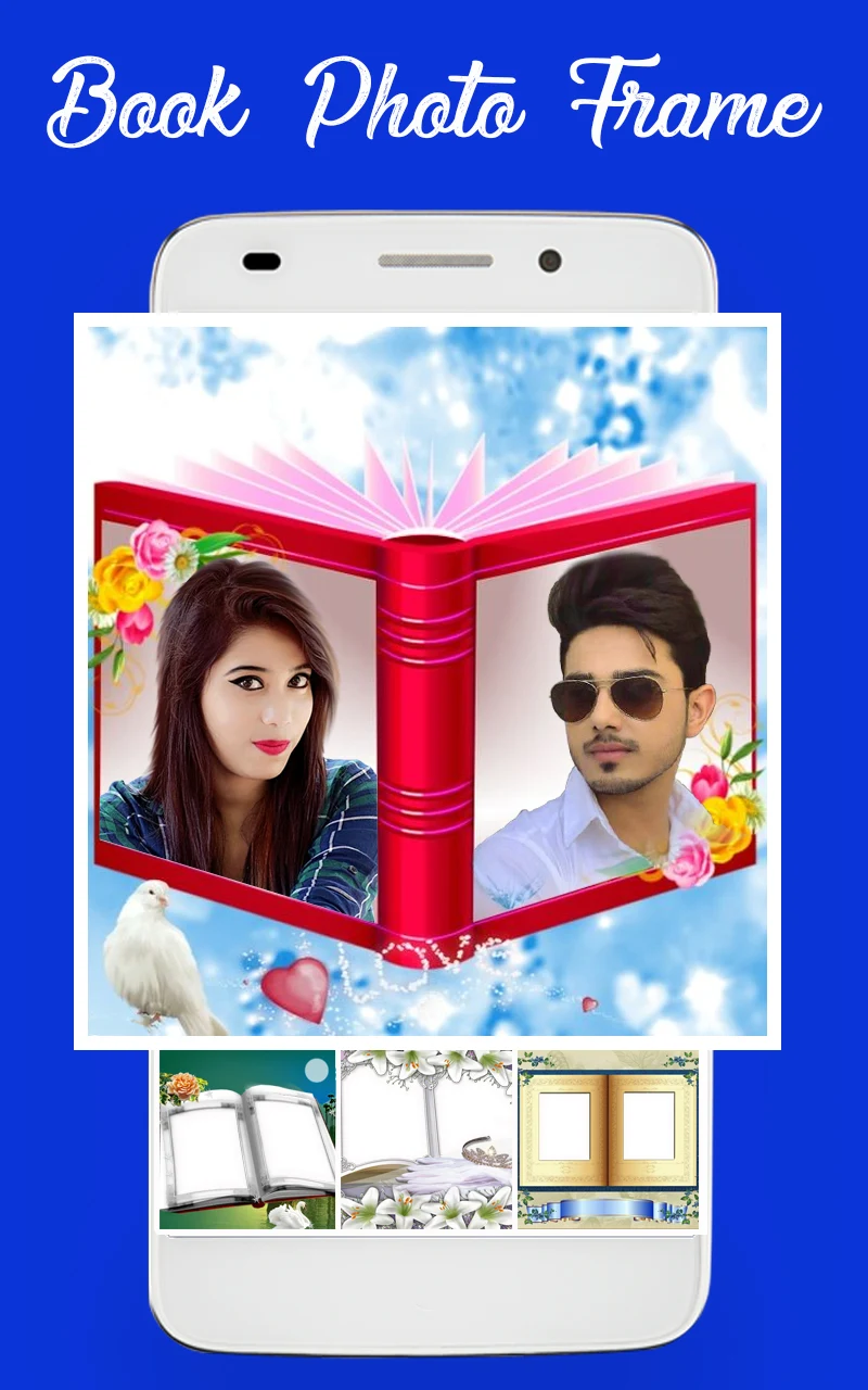 Photo book editor dual frames screenshot