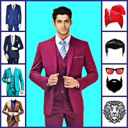 Icône de Men office suit photo editor